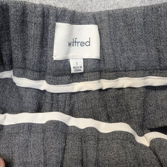 Wilfred Aritzia Wool charcoal gray jogger trouser pant elastic ankle office - Picture 4 of 9